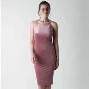 Forever 21 Spaghetti Strap Velvet Dress